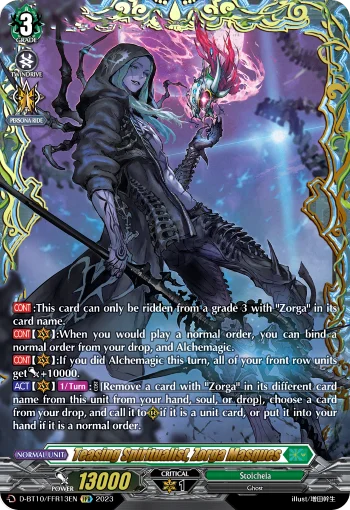 Teasing Spiritualist, Zorga Masques