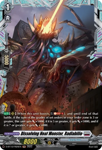 Dissolving Heat Monster, Radiabilio