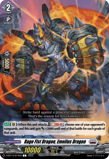 Rage Fist Dragon, Emelius Dragon