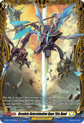 Resolute Determination Upon This Hand