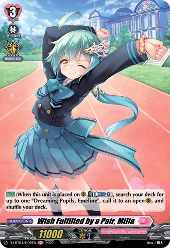 Wish Fulfilled by a Pair, Milia
