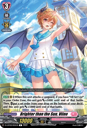 Brighter than the Sun, Viine