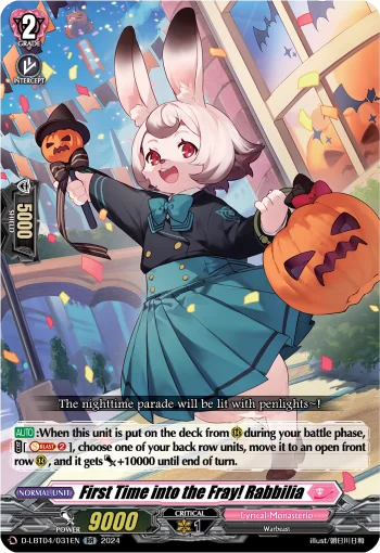 First Time into the Fray! Rabbilia