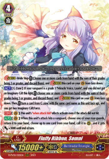 Fluffy Ribbon, Somni