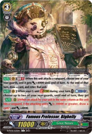 Famous Professor, Bigbelly