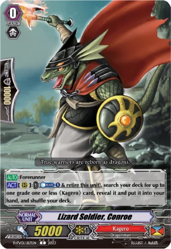 Lizard Soldier, Conroe