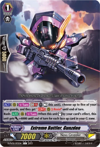 Extreme Battler, Gunzdon