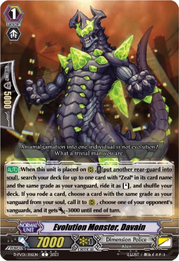 Evolution Monster, Davain