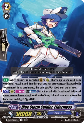 Blue Storm Soldier, Eldermoss