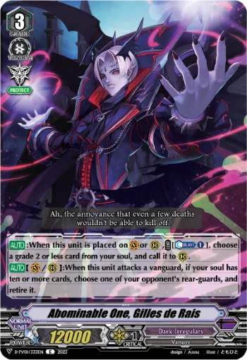 Abominable One, Gilles de Rais