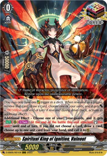 Spiritual King of Ignition, Valnout