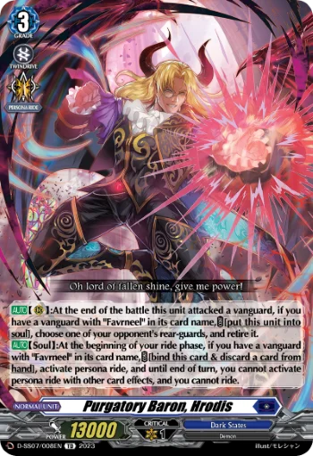 Purgatory Baron, Hrodis