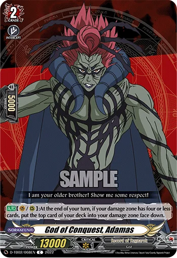 God of Conquest, Adamas