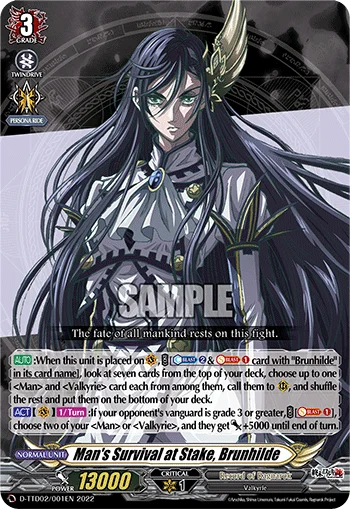 Man's Survival at Stake, Brunhilde