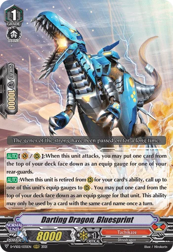 Darting Dragon, Bluesprint