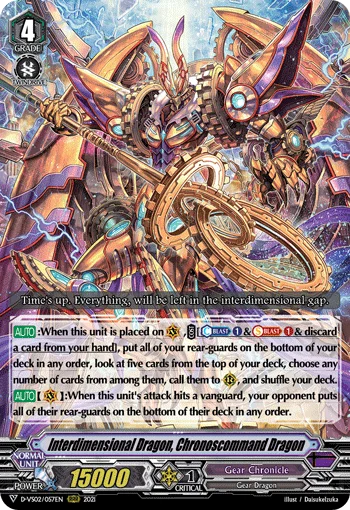 Interdimensional Dragon, Chronoscommand Dragon