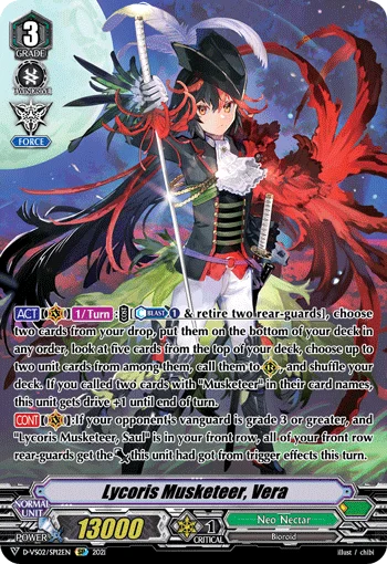 Lycoris Musketeer, Vera