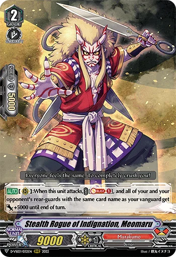 Stealth Rogue of Indignation, Meomaru