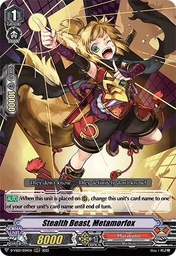 Stealth Beast, Metamorfox