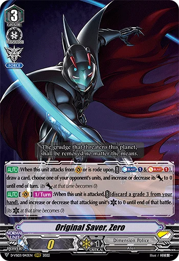 Original Saver, Zero