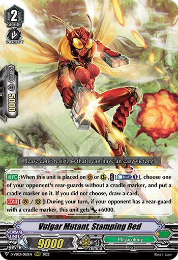 Vulgar Mutant, Stamping Red