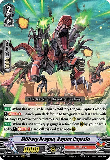 Military Dragon, Raptor Captain