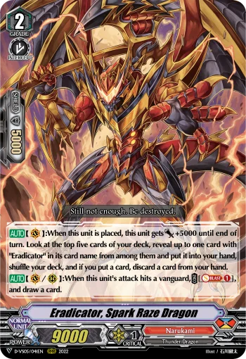 Eradicator, Spark Raze Dragon