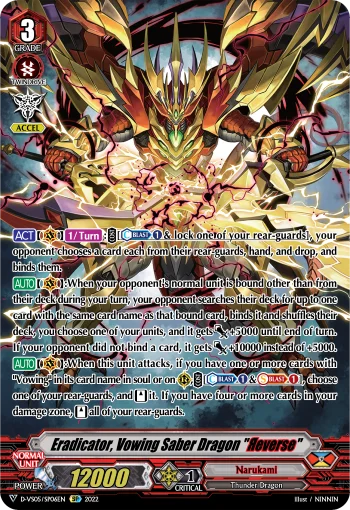 Eradicator, Vowing Saber Dragon "Яeverse"