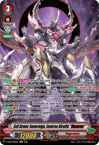 Evil Armor Sovereign, Inverse Giraffa "Яeverse"