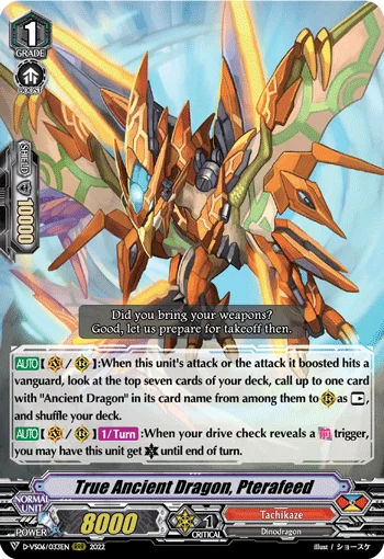 True Ancient Dragon, Pterafeed