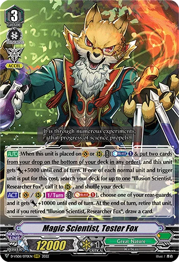 Magic Scientist, Tester Fox