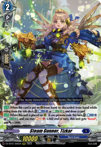 Steam Gunner, Tizkar