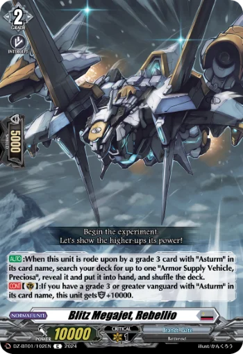 Blitz Megajet, Rebellio