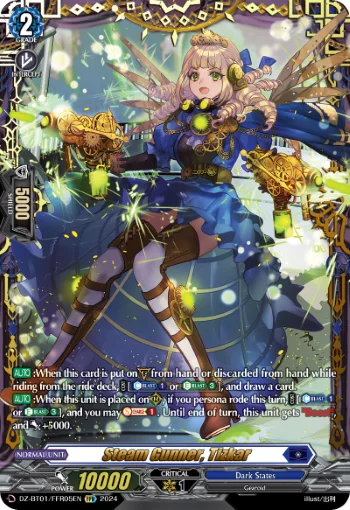 Steam Gunner, Tizkar
