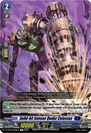 Solid-hit Intense Quake Colossus