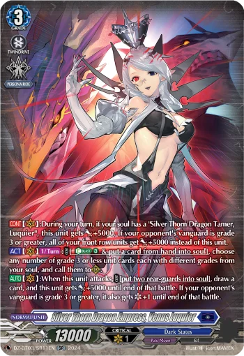 Silver Thorn Dragon Empress, Venus Luquier