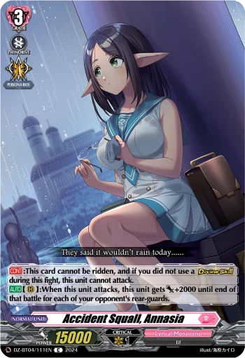 Accident Squall, Annasia