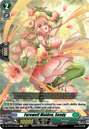 Farewell Maiden, Sendy