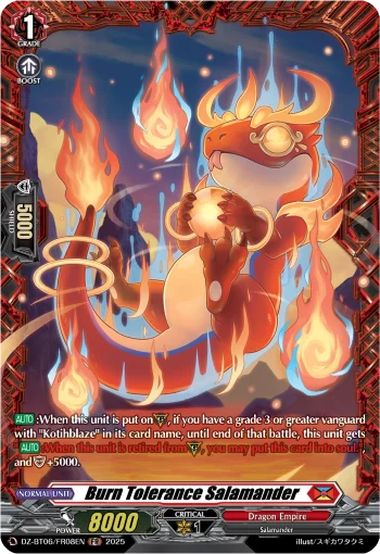 Burn Tolerance Salamander