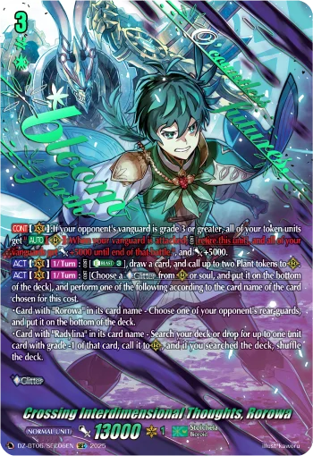 Crossing Interdimensional Thoughts, Rorowa