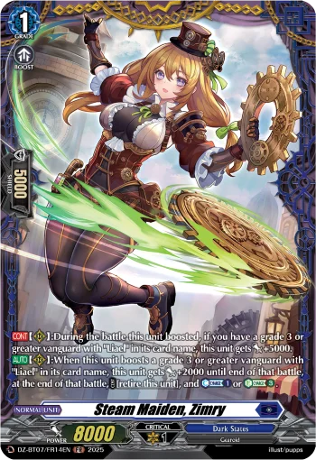 Steam Maiden, Zimry