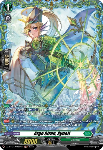 Argo Siren, Synell