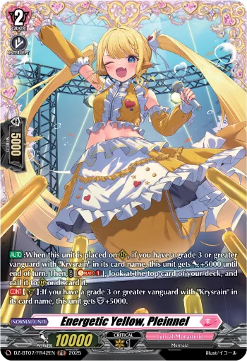 Energetic Yellow, Pleinnel