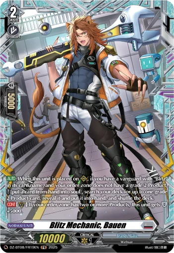 Blitz Mechanic, Bauen