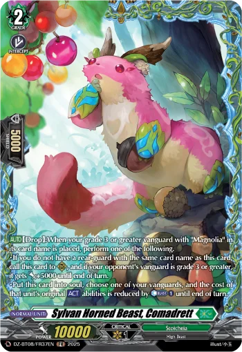 Sylvan Horned Beast, Comadrett