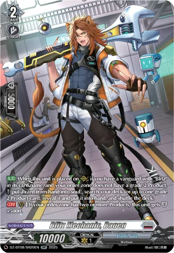 Blitz Mechanic, Bauen
