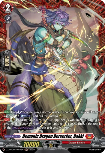 Demonic Dragon Berserker, Bakki