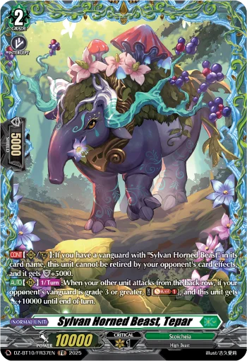 Sylvan Horned Beast, Tepar