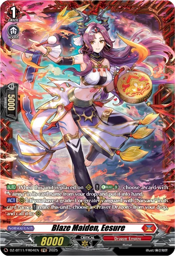 Blaze Maiden, Eesure
