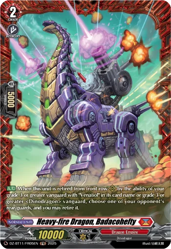 Heavy-fire Dragon, Badacohefty